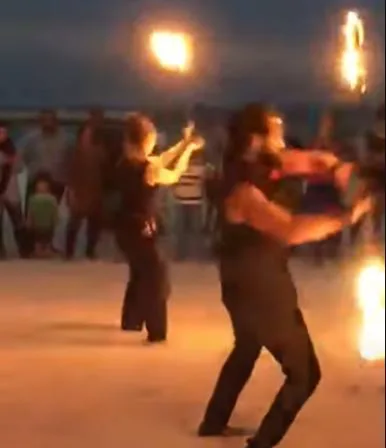 Beach Party - Fire Show